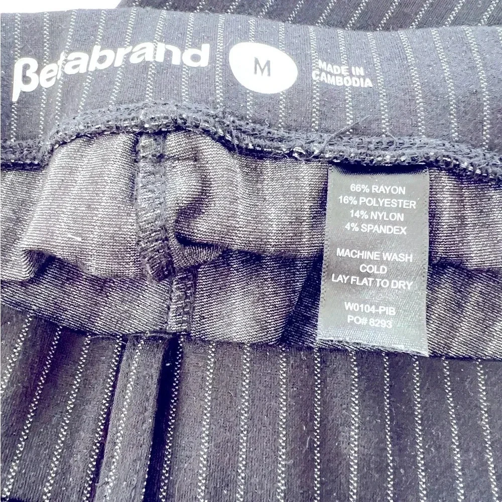 Betababand Dress Yoga Pants Pink Blue White Stripe M - Picture 2 of 3
